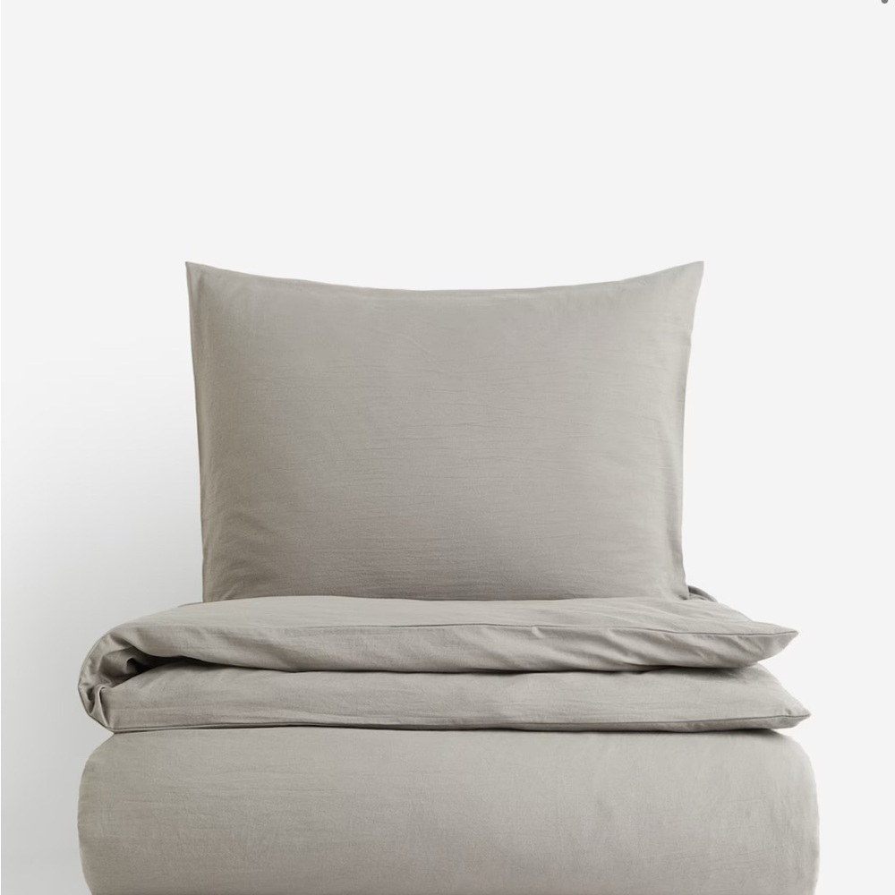 H&M king duvet cover set